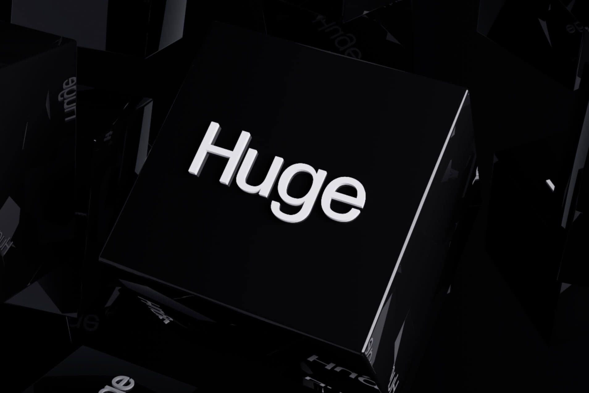 Huge agency branded 3D blocks